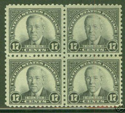 USA Scott 623  MNH** 1925 President Wilson B4 CV $100
