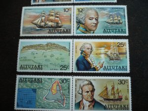 Stamps - Aitutaki - Scott# 96-101,C1-C6 - Mint Never Hinged Set of 12 Stamps