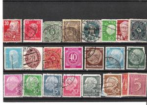 Germany  23  all different, canceled, hinged issues