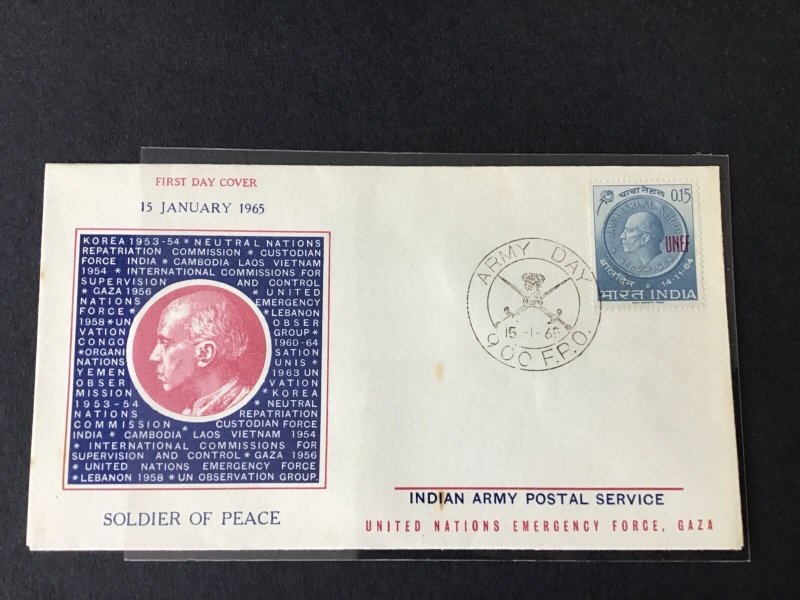 Nehru indian post offices 1965 FDC stamps covers set  Ref  R28356 