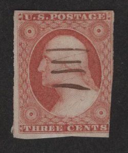 *US Sc#10a used, fine, pale orange brown cv. $150