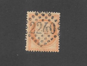 France  1862-71   Sc# 27 Used     CV $7.50