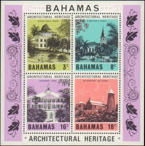 Bahamas #423a, Complete Souvenir Sheet Only, 1978, Never Hinged