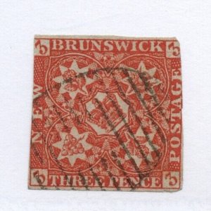 ?New Brunswick #1 with 2 good sides, nice grid fine Cat$350, Canada