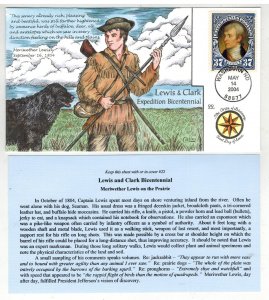 COLLINS HANDPAINTED LEWIS CLARK 3855 WASHBURN NORTH DAKOTA MERIWETHER LEWIS #22