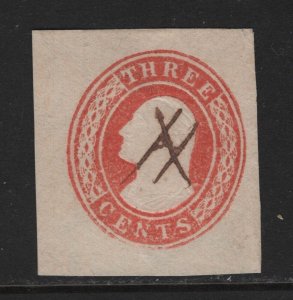 U3 VF-XF used cut square with nice color cv $ 50 ! see pic !