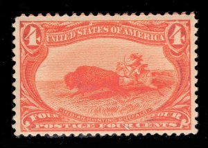 MOMEN: US STAMPS #287 MINT OG VVLH LOT #81415*