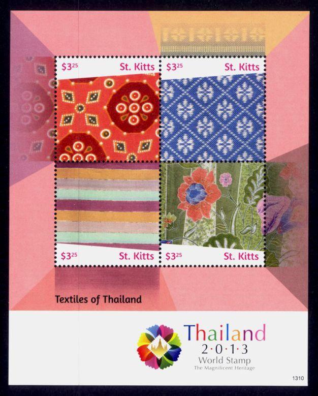 St. Kitts Sc# 874 MNH Thailand 2013 (M/S)