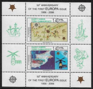 Turkish Northern Cyprus #607a MNH S/Sheet - Europa