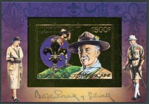 CAR Michel 1082A,1083 Bl.314B,MNH. Baden-Powell,1984.