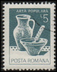 Romania 3109 - Cto - 5L Bowl & Pitcher, Marginea (1982) (2)