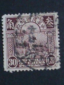 ​CHINA STAMP-1913 OVER 100 YEARS: FRAMER  RARE USED STAMP VERY FINE