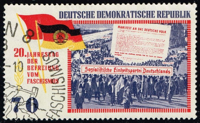 Germany DDR #768 Political Demonstration; CTO (1Stars)