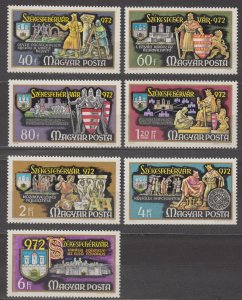 Hungary Scott 2156-2162 MNH 1972