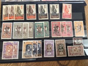 French Colonies mounted mint & used stamps duplication A12949