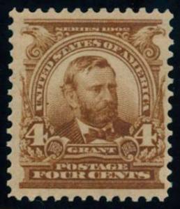 US Scott #303 Mint, FVF, Light Hinge. Cat $55