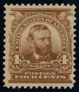 US Scott #303 Mint, FVF, Light Hinge. Cat $55