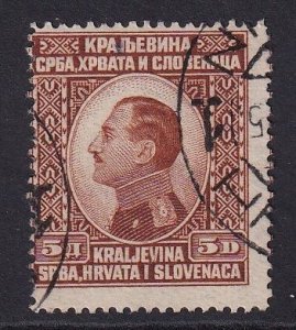 Yugoslavia   #34  used 1924  King Alexander  5d