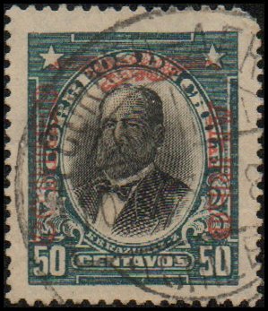 Chile C19 - Used - 50c Federico E. Zanartu (1928)