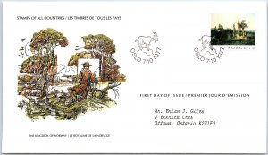 INTERNATIONAL SOCIETY OF POSTMASTERS CACHETED FIRST DAY COVER NORWAY 1977