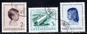 Luxembourg #326-328  Used   VF  CV $4.10  ....    3600241