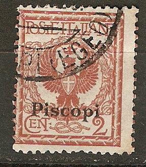 Italy Off Agean Piscopi 1 Mi 3 IX Used Avg 1912 SCV $5.75