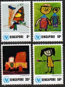 Singapore Sc #218-221 Mint Hinged