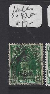 INDIA NABHA  (PP2410B)  KGVI  9P  SG 97   VFU