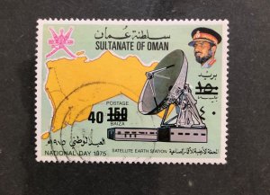 Oman 1978 Surcharge Overprint 40b on 150b National day cat $450 very fine used