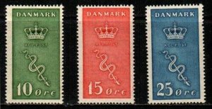 Denmark Scott B3-5 Mint hinged (Catalog Value $37.00)