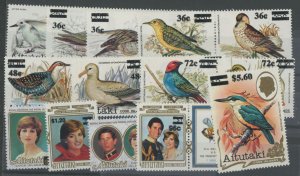 Aitutaki #293-311 Mint (NH)