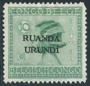 Ruanda Urundi, Sc #7, 10c MH