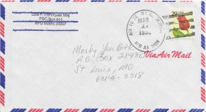 United States A.P.O.'s 29c Tulip 1992 Air Force Postal Service, APO AA 34004 ...