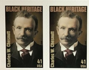 4222  Charles W Chesnutt, Author Black Heritage MNH  41 c sheet of 20  FV $8.20