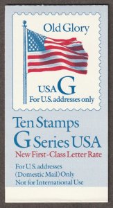 BK219 G Rate Change Booklet of 10 $1 Shipping