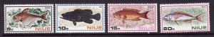 Niue-Sc#156-9- id9-Unused NH set-Fish-1973- -