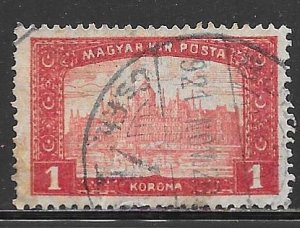 Hungary 122: 1k Parliament Building Budapest, used, F-VF