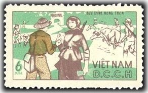 Vietnam 1966 MNH Official Stamps Scott O36-37 Soldiers Rural Mail Service