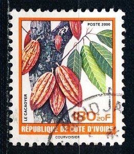 Ivory Coast #1074 Single Used