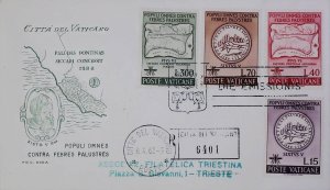 1962 Vatican City Anti-Malaria FDC X870-