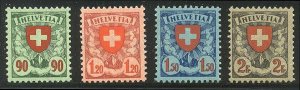 SWITZERLAND #200-03 Mint NH - 1924 Red Cross Set