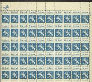 US #1334 Mint Sheet Finland 