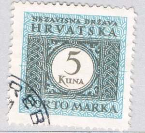 Croatia J15 Used Postage Due 5k 2 1943 (BP85812)