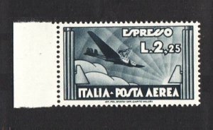 Italy 1934 SPECIAL DELIVERY Airmail Stamps (2.25L) MNH CV$15