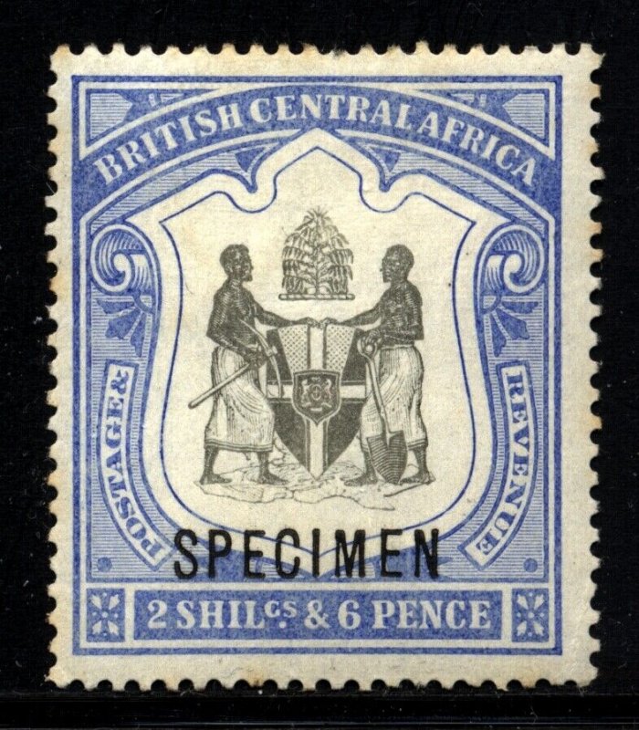 British Central Africa Scott 51 Mint Hinged SPECIMEN