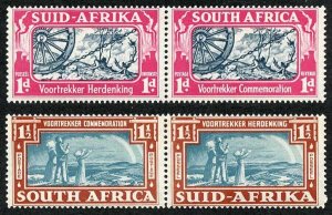 South Africa SG80/81 1938 Voortrekker Commemoration Set of 2 M/M