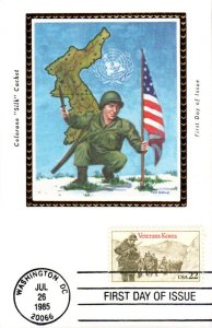 #2152 Korean War Veterans Colorano Maxi FDC