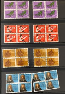 Switzerland 1970s MNH Used Blocks Lighth. Coll.(1000+)Mint Face Ap.300FR+(GM1930