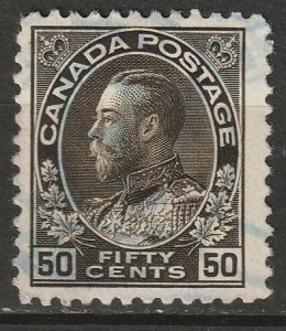 Canada 1925 Sc 120 used blue R cancel