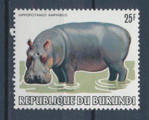 Burundi 1983  Scott 594 MNH - 25 fr, Hippopotamus